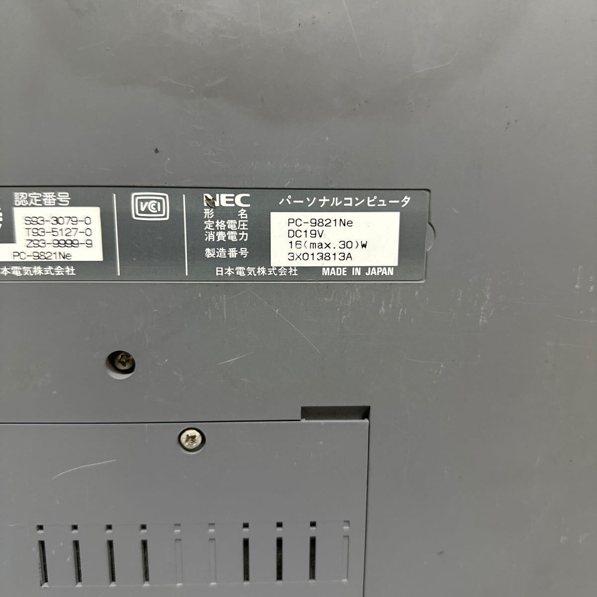 PCN98-1676 супер-скидка PC98 ноутбук NEC PC-9821Ne электризация не возможно Junk включение в покупку возможность 