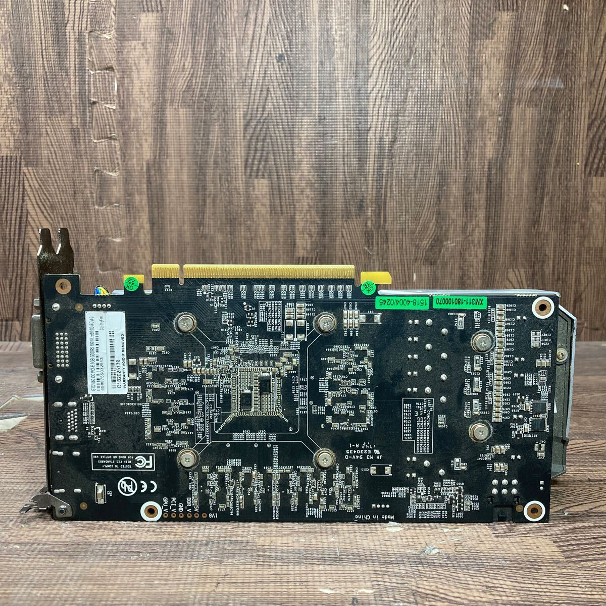 GK 激安 GB-215 グラフィックボード 玄人志向 NVIDIA GeForce GTX1060 OC PCI-E 3GB GDDR5 192Bit 認識.画像出力のみ確認 中古品 同梱可能_画像5