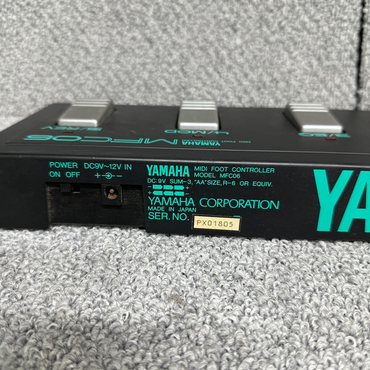 PCN98-1742 супер-скидка YAMAHA MFC06 MIDI FOOT CONTROLLER MIDI foot контроллер Yamaha б/у текущее состояние товар 