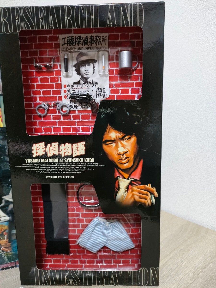 【開封品】松田優作 フィギュア 探偵物語 工藤俊作 スタイリッシュコレクション MEDICOM TOY(メディコム・トイ) 箱傷み有 現状品の画像4