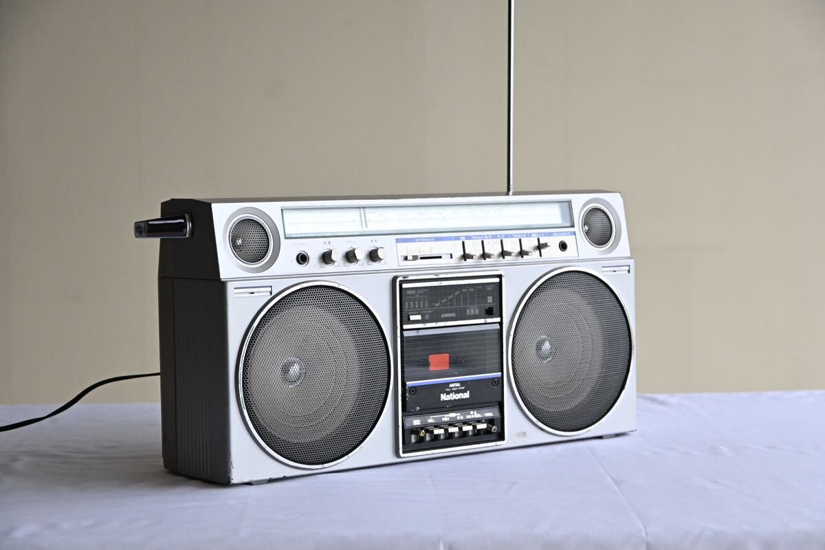 【動作品】RX-5080 ラジカセ ヴィンテージ レトロ音響機器 国産エレクトロニクス ナショナル カセットテープ ノスタルジック アナログ 1980_画像1