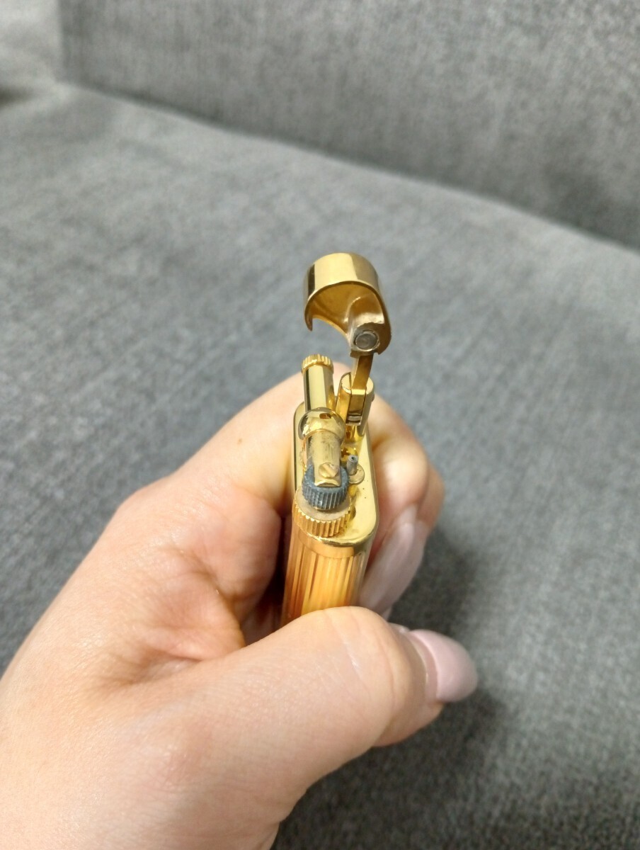 dunhill Dunhill gama Uni -k Gold газовая зажигалка зажигалка чёрный золотой черный Gold товары для курения курение .1 иен ~
