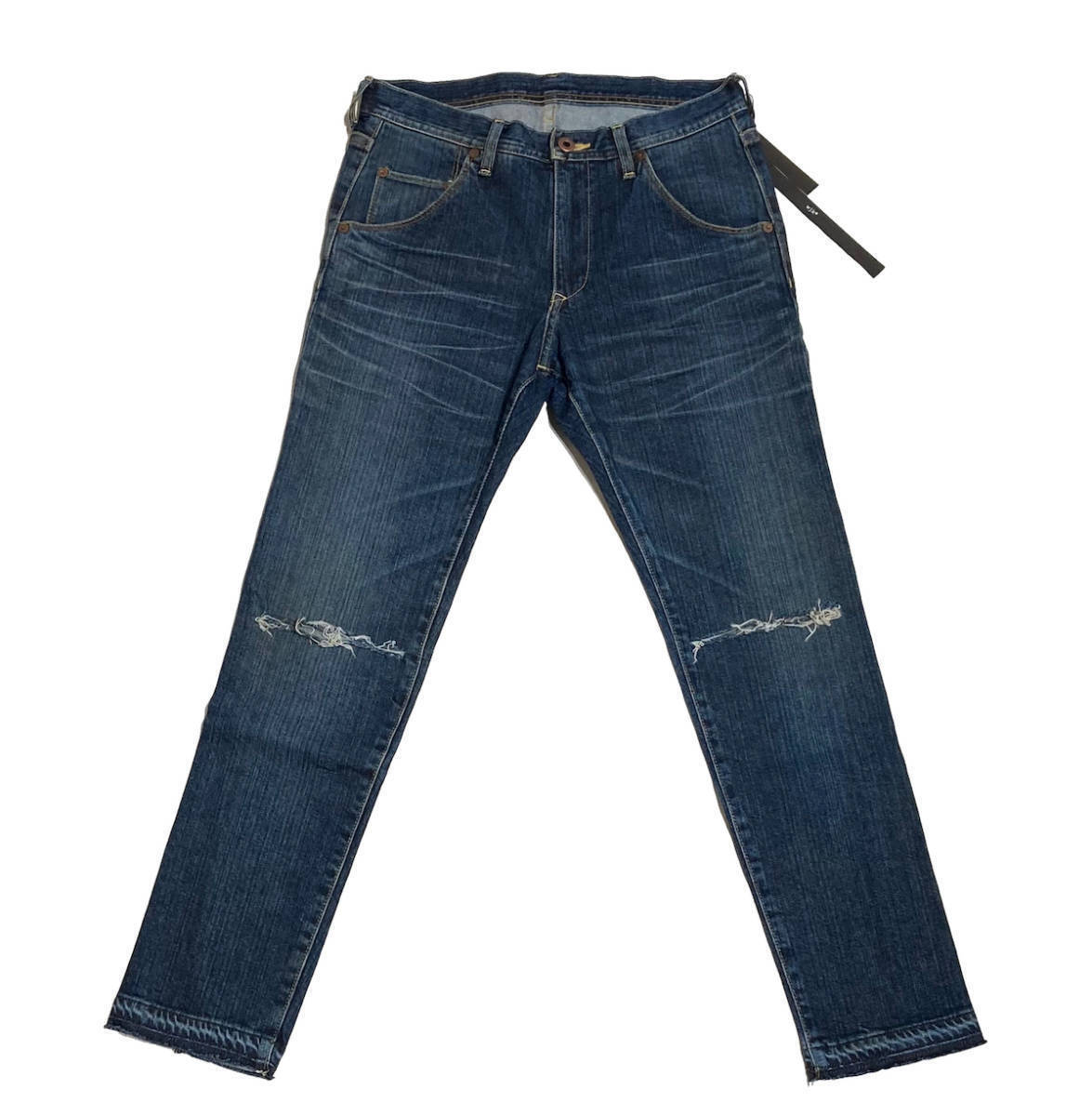 新品3.6万 21SS限定モデル wjk Ripped Wash Slim Jeans　デニム パンツ ジーンズ　　　　　　　AKM ジュンハシモト 1piu1uguale3_画像2