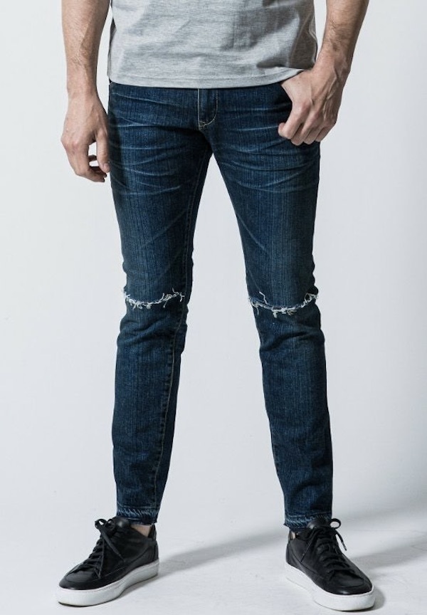 新品3.6万 21SS限定モデル wjk Ripped Wash Slim Jeans　デニム パンツ ジーンズ　　　　　　　AKM ジュンハシモト 1piu1uguale3_画像7