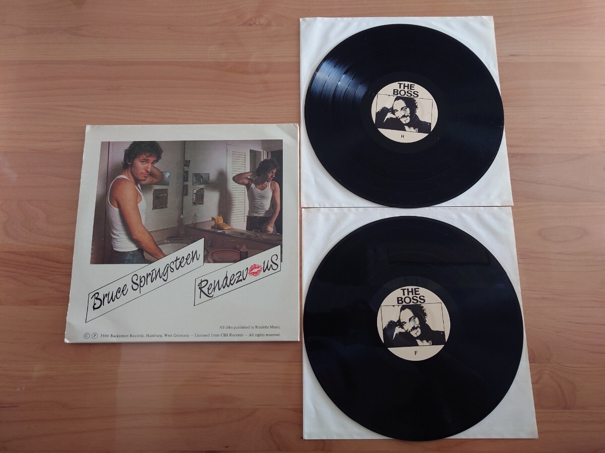 ★ブルース・スプリングスティーン Bruce Springsteen★Rendezvous★中古LP★2枚組★シール跡あり★Super Rare★ジャケット経年傷み