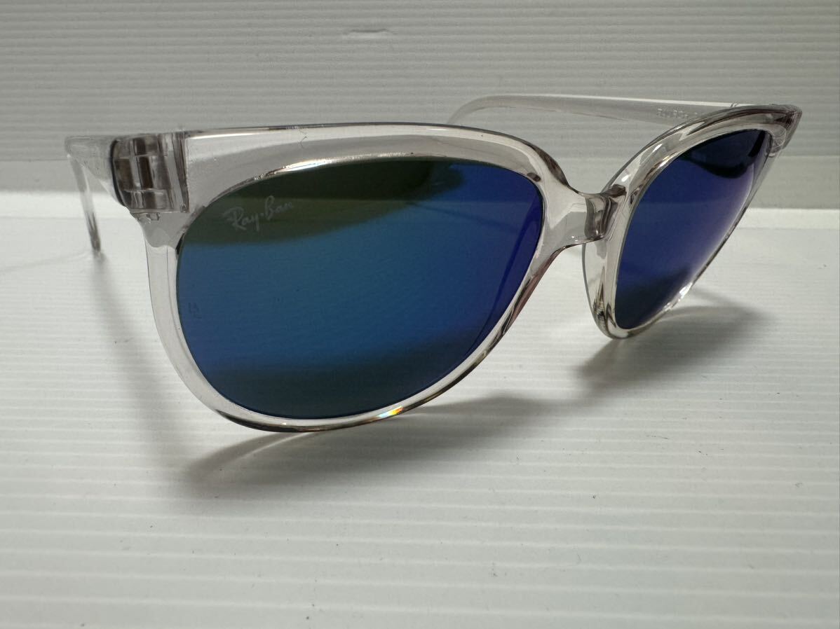 美品 B&L レイバン Cats 1000 ブルーミラー RAY BAN キャッツ USA サングラス ボシュロム Blue Mirror クリア_画像2