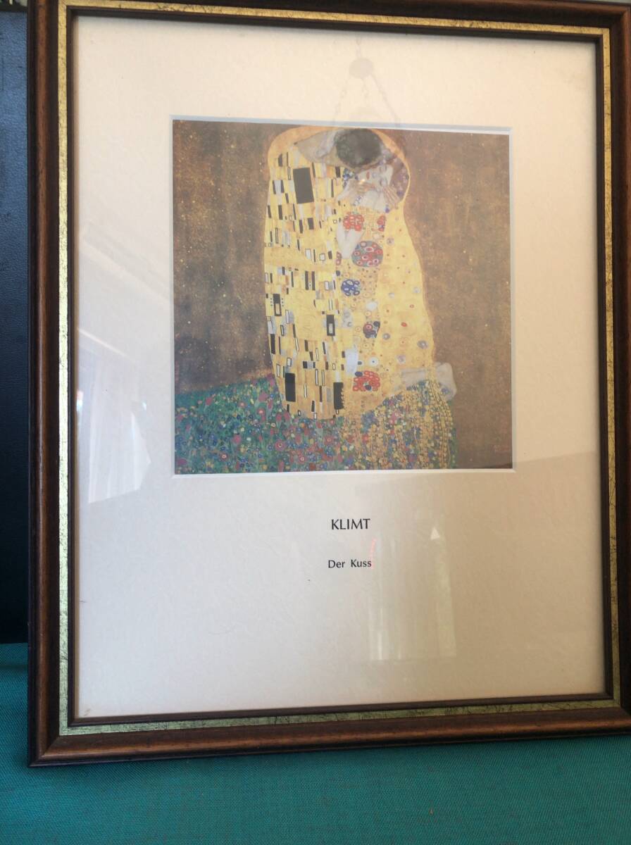 絵画　KLIMT 接吻_画像8