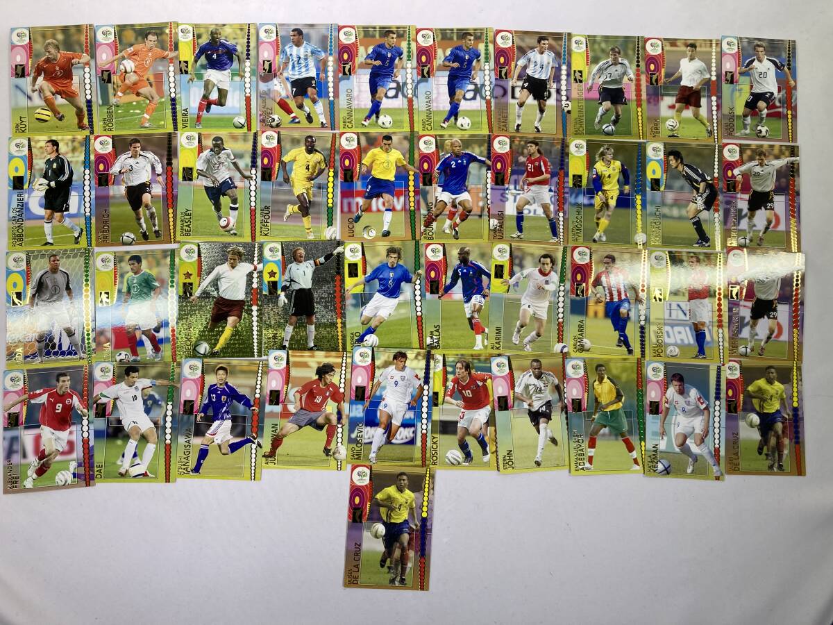【レア】Panini パニーニ ドイツワールドカップ 2006 オフィシャルカード 41枚 ベッカム/ピルロ/カーン 他 サッカー キラありの画像1
