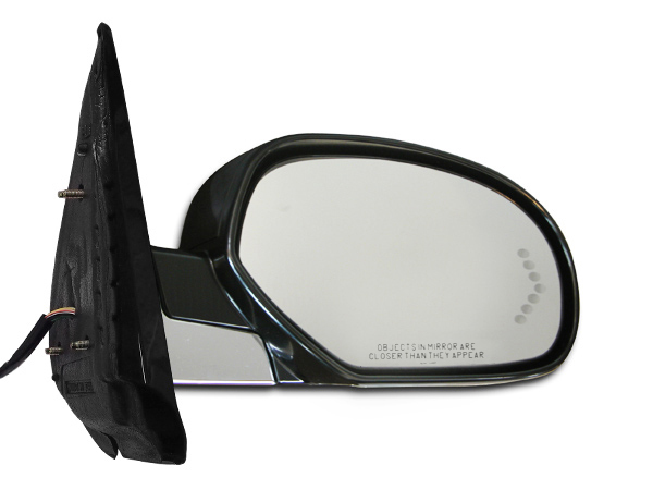  зеркало заднего вида с электрорегулировкой зеркало заднего вида оригинальный модель хром красный сигнал указатель поворота сторона пассажира RH правая сторона 07-14y Cadillac Escalade 