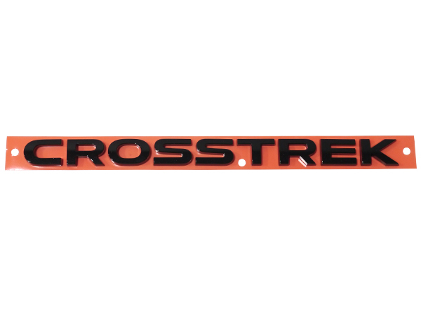 USスバル純正 CROSSTREK エンブレム ツヤありブラック SUBARU Crosstrek インプレッサXV クロストレック 93079FJ230_画像2