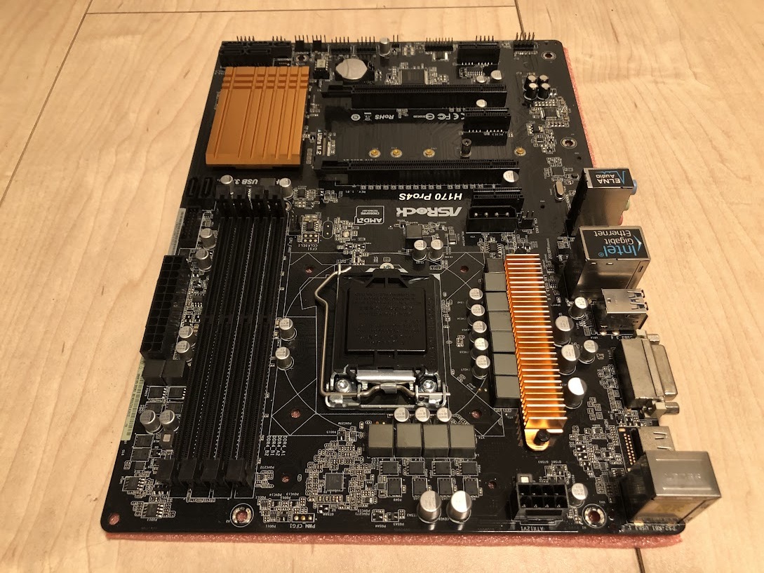 ASRock H170 Pro4S LGA1151 ATXマザーボード IOパネル付属_画像4