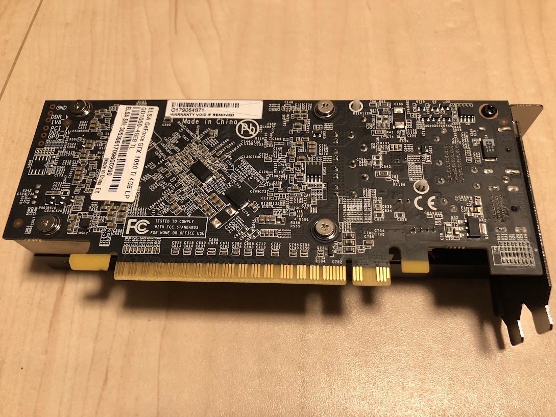 ELSA GeForce GTX 1050 Ti 4GB LP/ほぼ未使用品/希少/フルサイズブラケット付きの画像7