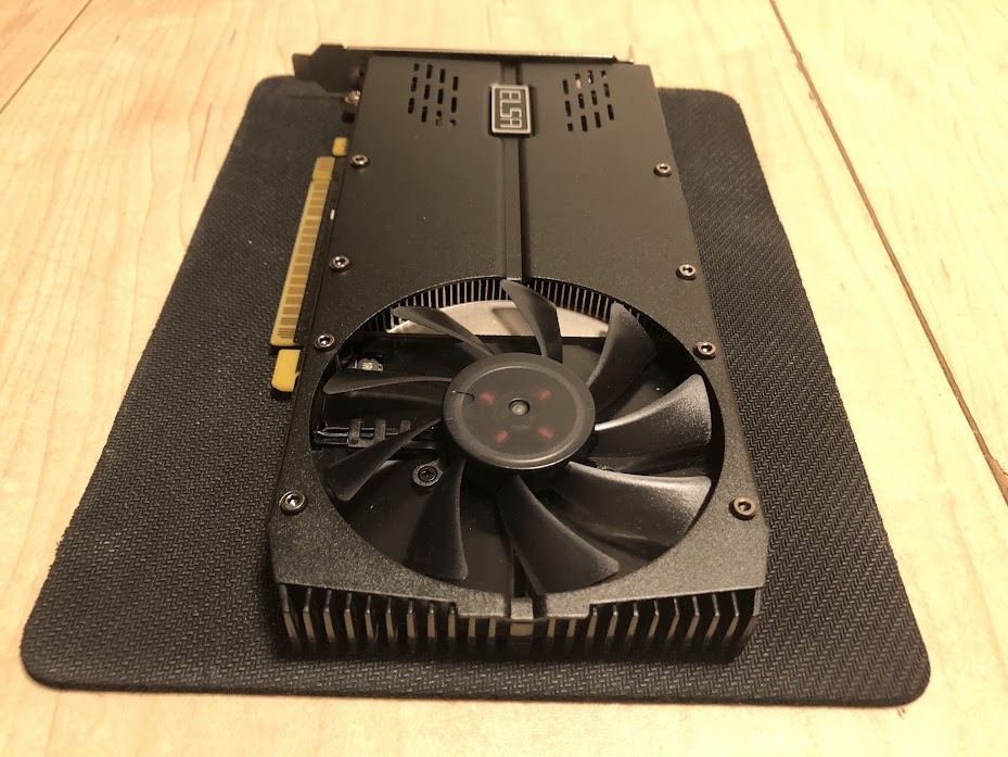 ELSA GeForce GTX 1050 Ti 4GB SP/ほぼ未使用バルク品/希少/本体のみ_画像4