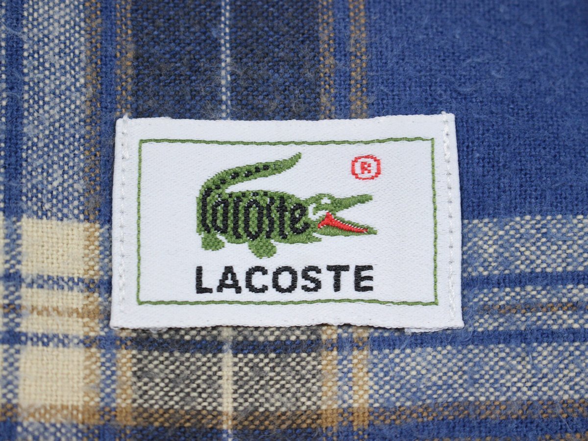 LACOSTE ラコステ 長袖チェックBDシャツ 5_画像3