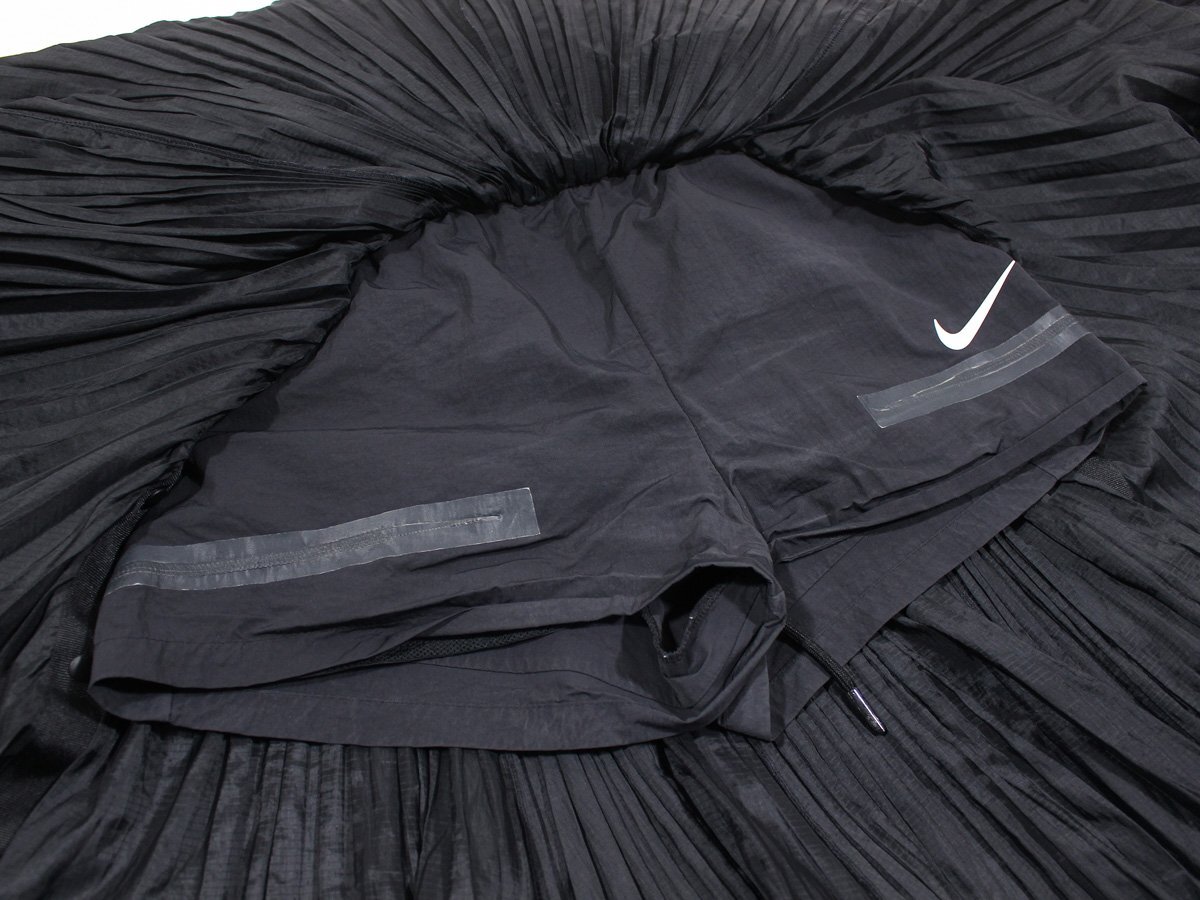NIKE × sakai Nike Sakai внутренний шорты юбка в складку XS чёрный 