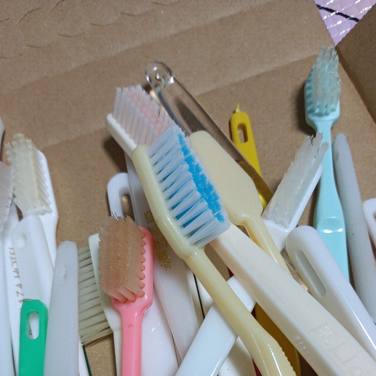 お掃除用使い捨て歯ブラシ50本　掃除用　