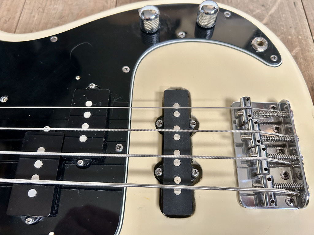 鳴良個体 Tokai Hard Puncher PB-48 OW 1981年製 PJ Bass type カスタムMod仕様 /Body:アルダー材 Neck:1pメイプル材/合皮製ギグケース付の画像6