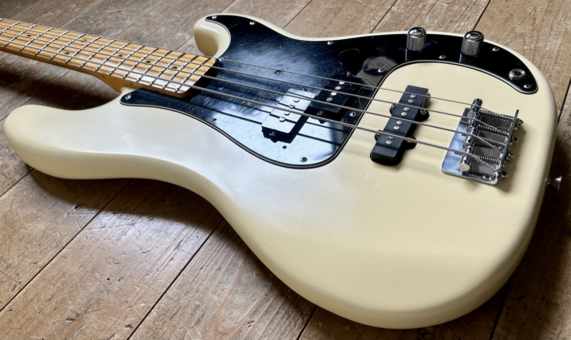 鳴良個体 Tokai Hard Puncher PB-48 OW 1981年製 PJ Bass type カスタムMod仕様 /Body:アルダー材 Neck:1pメイプル材/合皮製ギグケース付の画像4