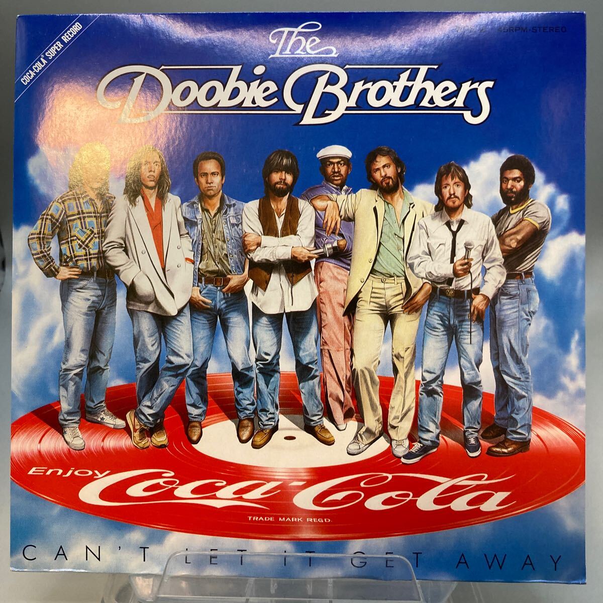 再生良好 EP The Doobie Brothers ドゥービー・ブラザーズ / Can’t Let It Get Away Coca-cola コカ・コーラ ピクチャー盤 WPS-2_画像1