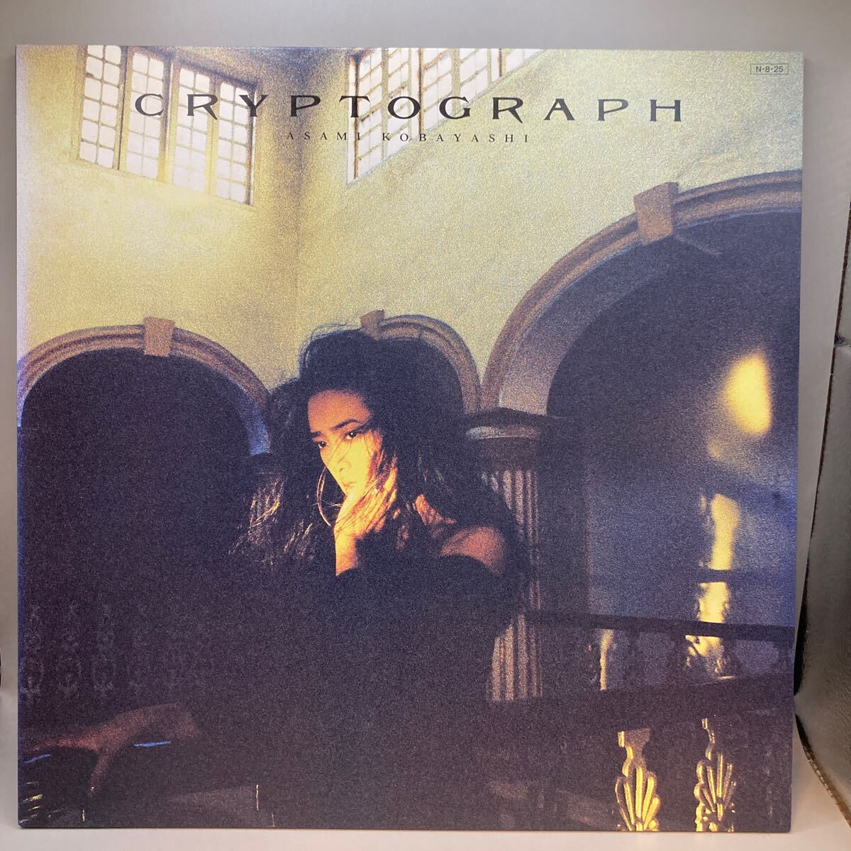 美盤 LP/小林麻美「Cryptograph ～愛の暗号～(1984年・28AH-1760・松任谷由実プロデュース・ファンク・FUNK・シンセポップ)」の画像1