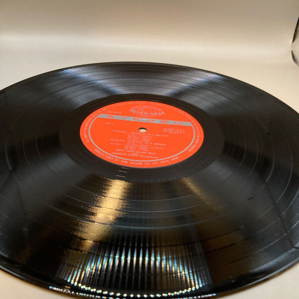 美盤 LP Gary Karr / ゲリー・カー の神髄 コントラバスの巨人 Recital K28C-131 Harmon Lewis 帯　セブンシーズ_画像6