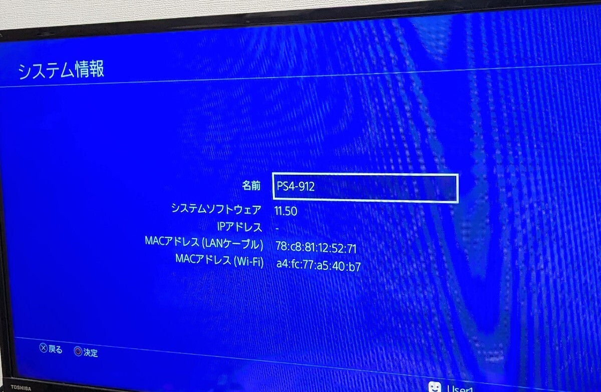 ★PS4 本体 1TB ファイナルファンタジーXV　ルナエディション CUH-2000B FW11.50 動作良好 　プレイステーション4 PlayStation4 ソニー★_画像8