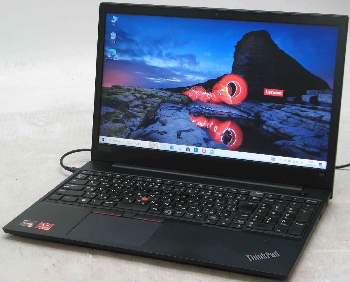 Lenovo ThinkPad E595 20NF-S01Y00 ■ AMD Ryzen5-3500U/SSD/無線/HDMI/テンキー/Windows10 ノートパソコン #1の画像1