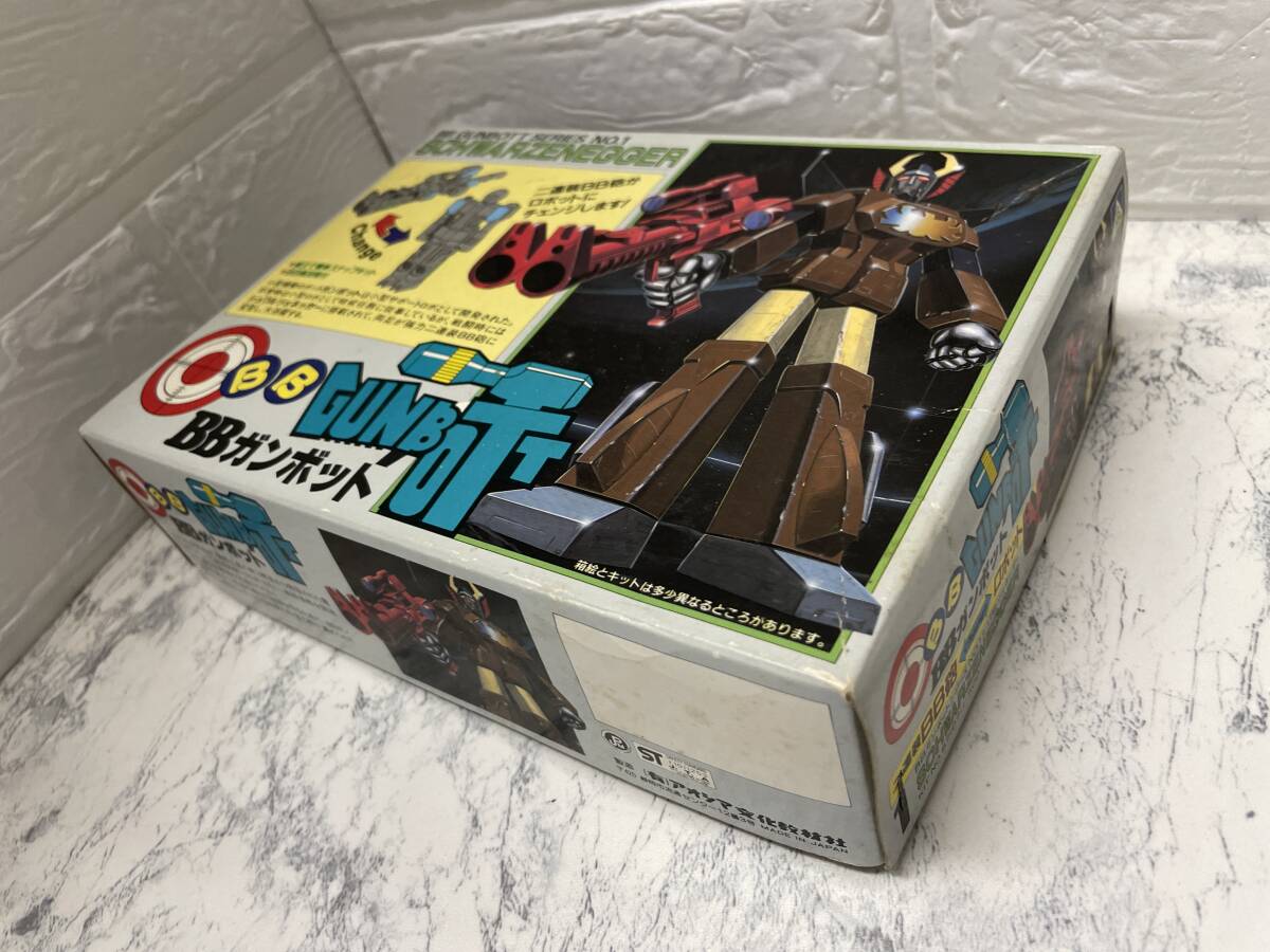 希少 レア アオシマ BBガンボット シリーズ1 シュワルツェネッガー 未組立 当時物_画像4