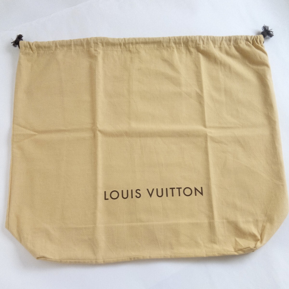 〔ルイヴィトン〕58×50×15cm バッグ保存袋 巾着袋 布袋 保管袋 LOUIS VUITTON 正規品 マチあり 大きめ （0086)の画像1