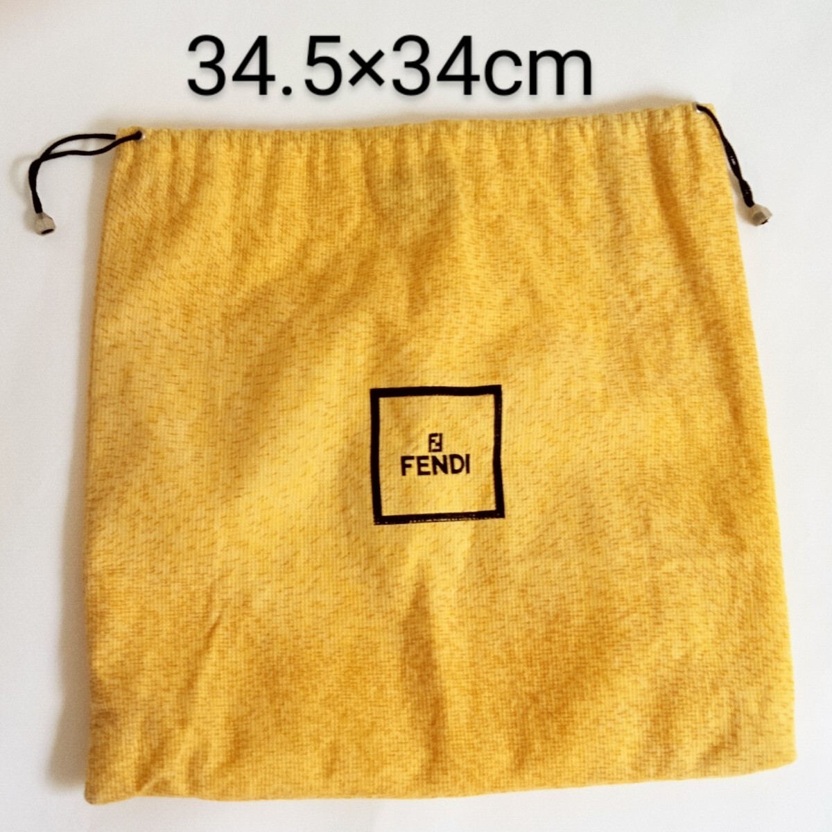 〔フェンディ〕バッグ保存袋 巾着袋 布袋 保管袋 FENDI 正規品 3枚セット （0108)_画像2
