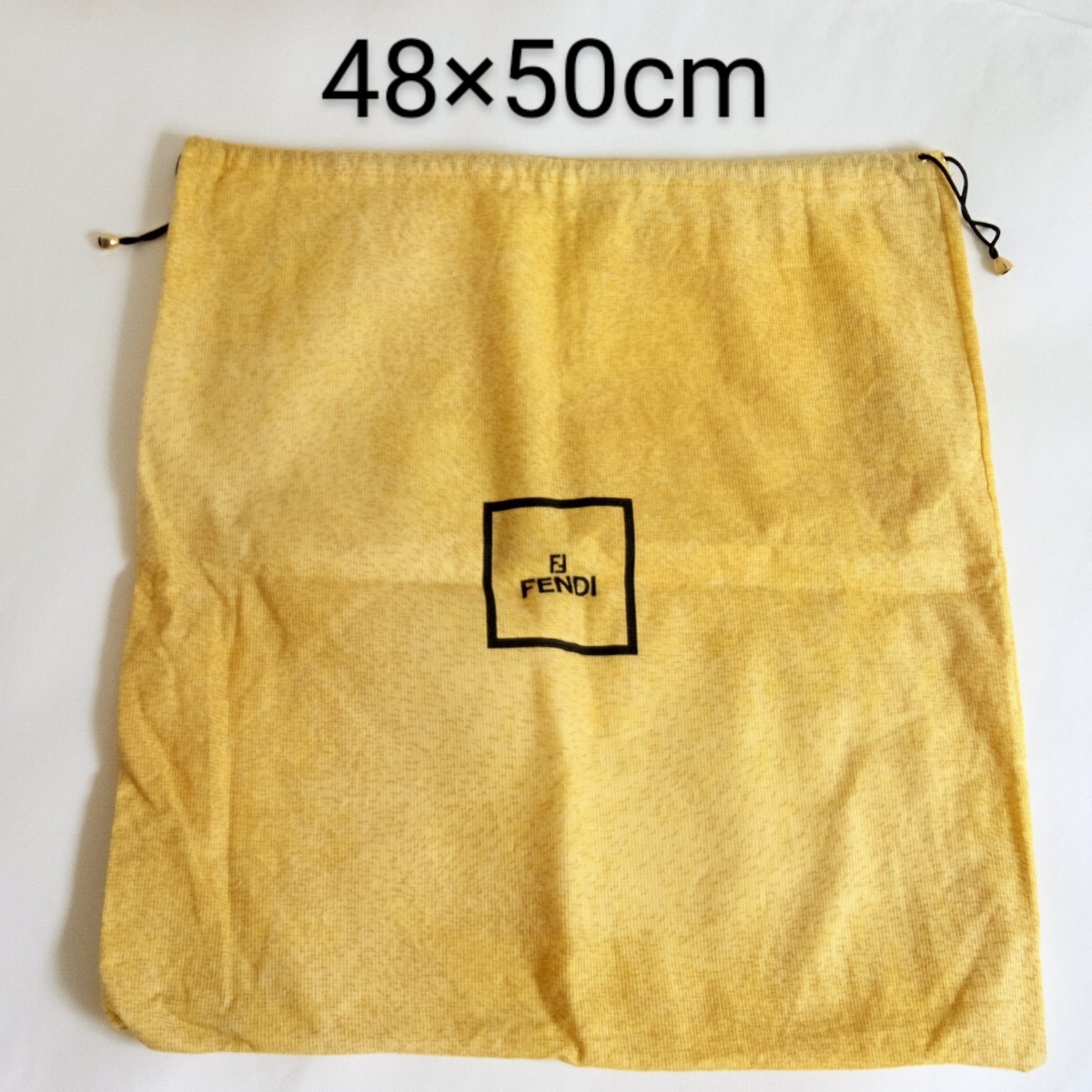 〔フェンディ〕バッグ保存袋 巾着袋 布袋 保管袋 FENDI 正規品 3枚セット （0108)_画像6