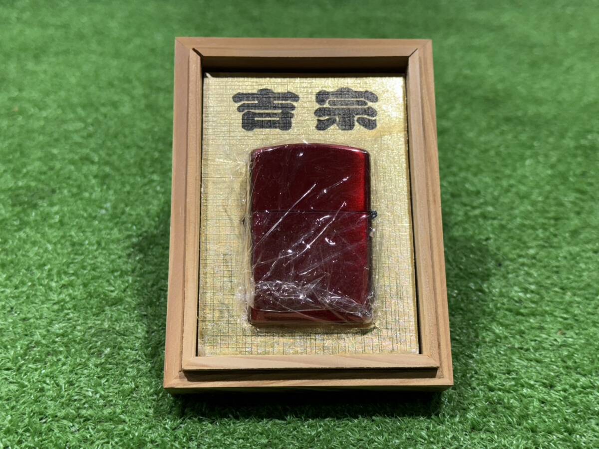 （Ｍ775）【未使用保管品】ZIPPO ジッポー/オイルライター/特別限定品/八代将軍 吉宗/姫様/2004年製/木箱付 の画像8