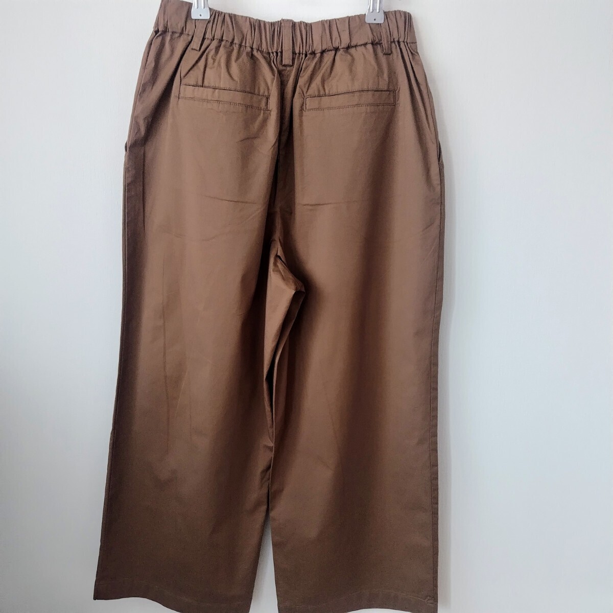 eni.fam[...] powder Lee cotton wide pants waist rubber Brown 1