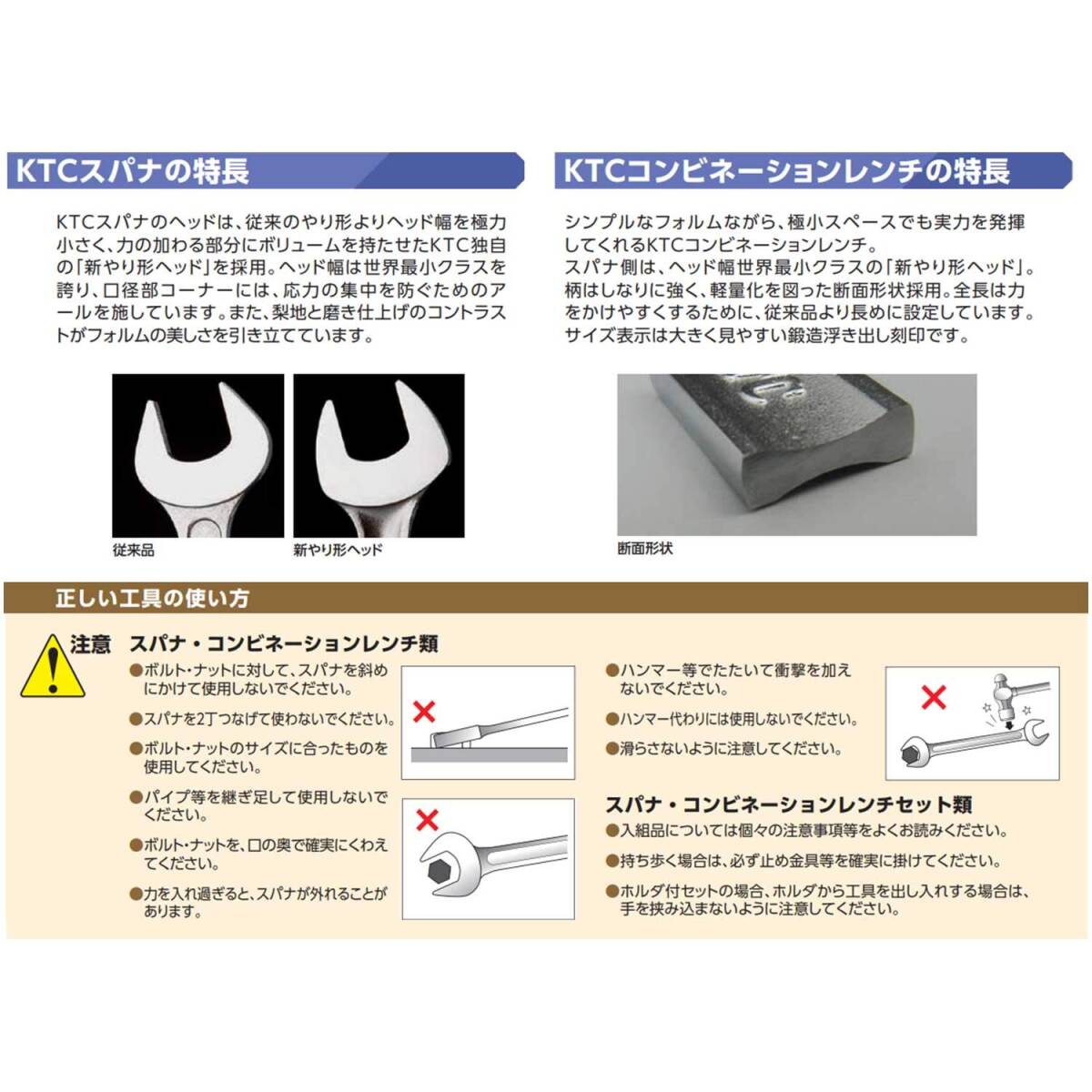 京都機械工具(KTC) 薄口スパナ S20-12X14_画像6