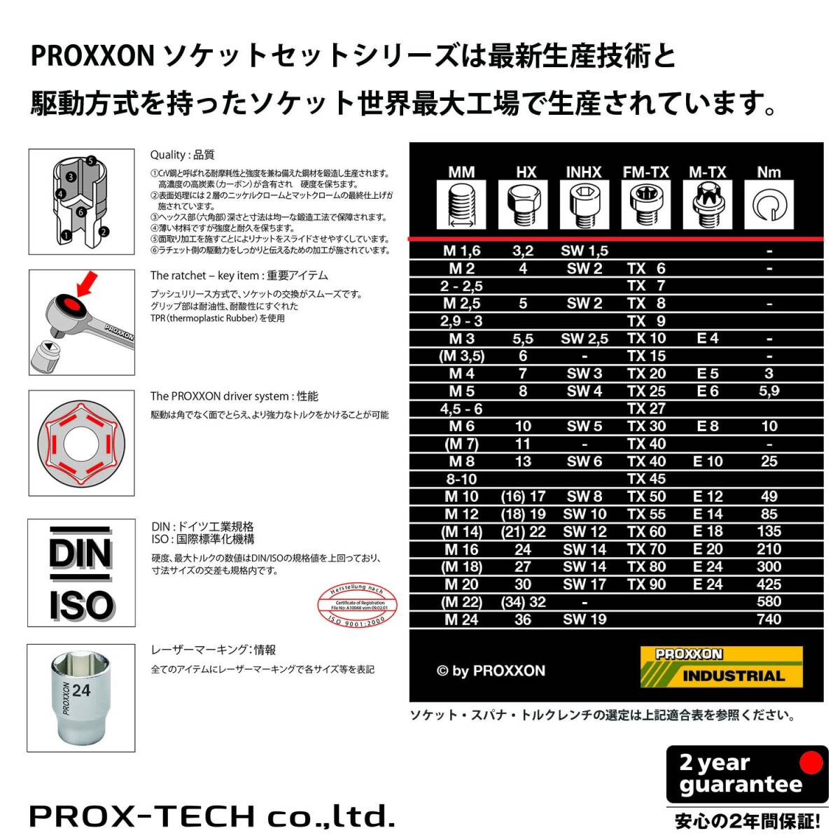 プロクソン(PROXXON) マイクロクリック トルクドライバー MC10 1/4” No.83348_画像6