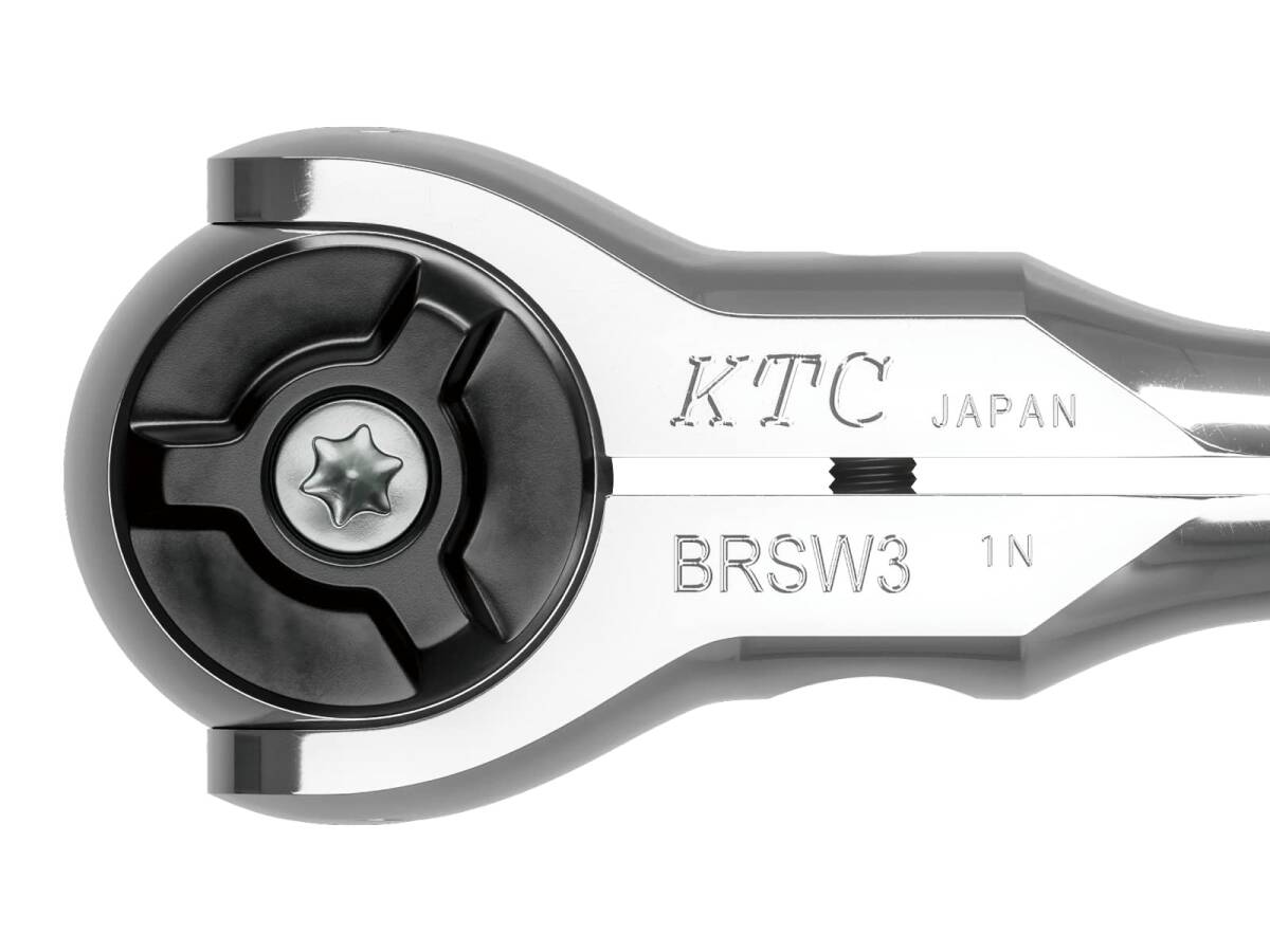 京都機械工具(KTC)9.5sq.スイベルラチェットハンドルBRSW3 シルバー_画像3