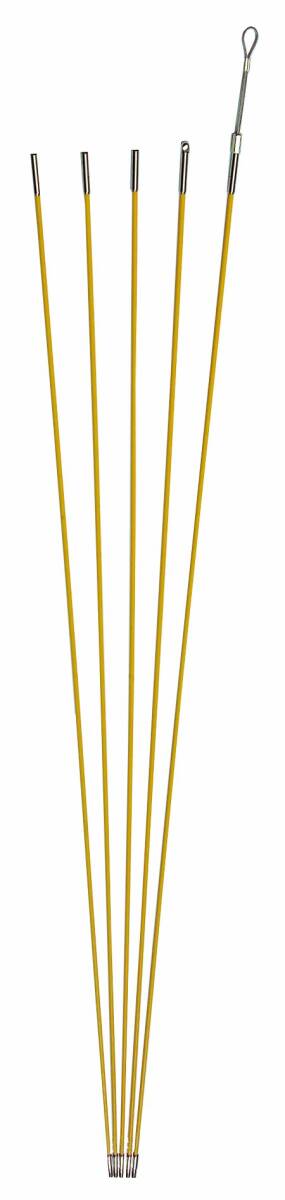 レビュー高評価の商品!の商品をすべて デンサン ジョイント釣り名人スリム φ4mm×1.0m イエロー 5本 ケーブル索引具 JF-450 その他