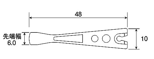 ホーザン(HOZAN) 透明チップ ヘラ型 P-645A-1_画像2