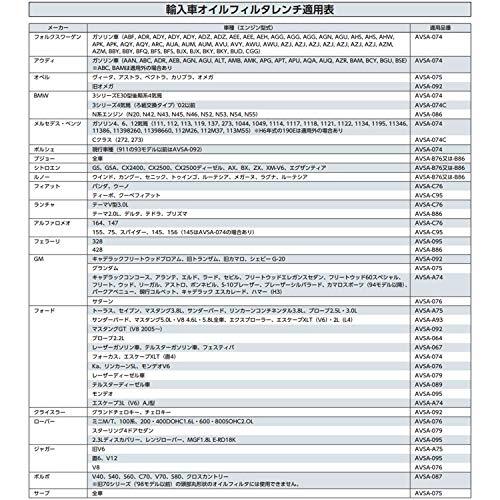 京都機械工具(KTC) カップ型オイルフィルターレンチ AVSA-086_画像3