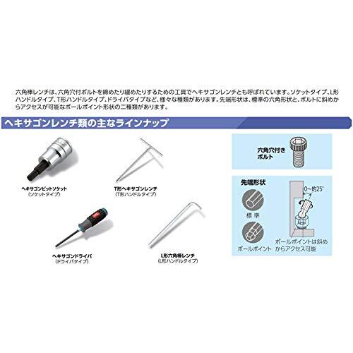 京都機械工具(KTC) 12.7mm (1/2インチ) ヘキサゴン ビットソケット BT4-1/2_画像3