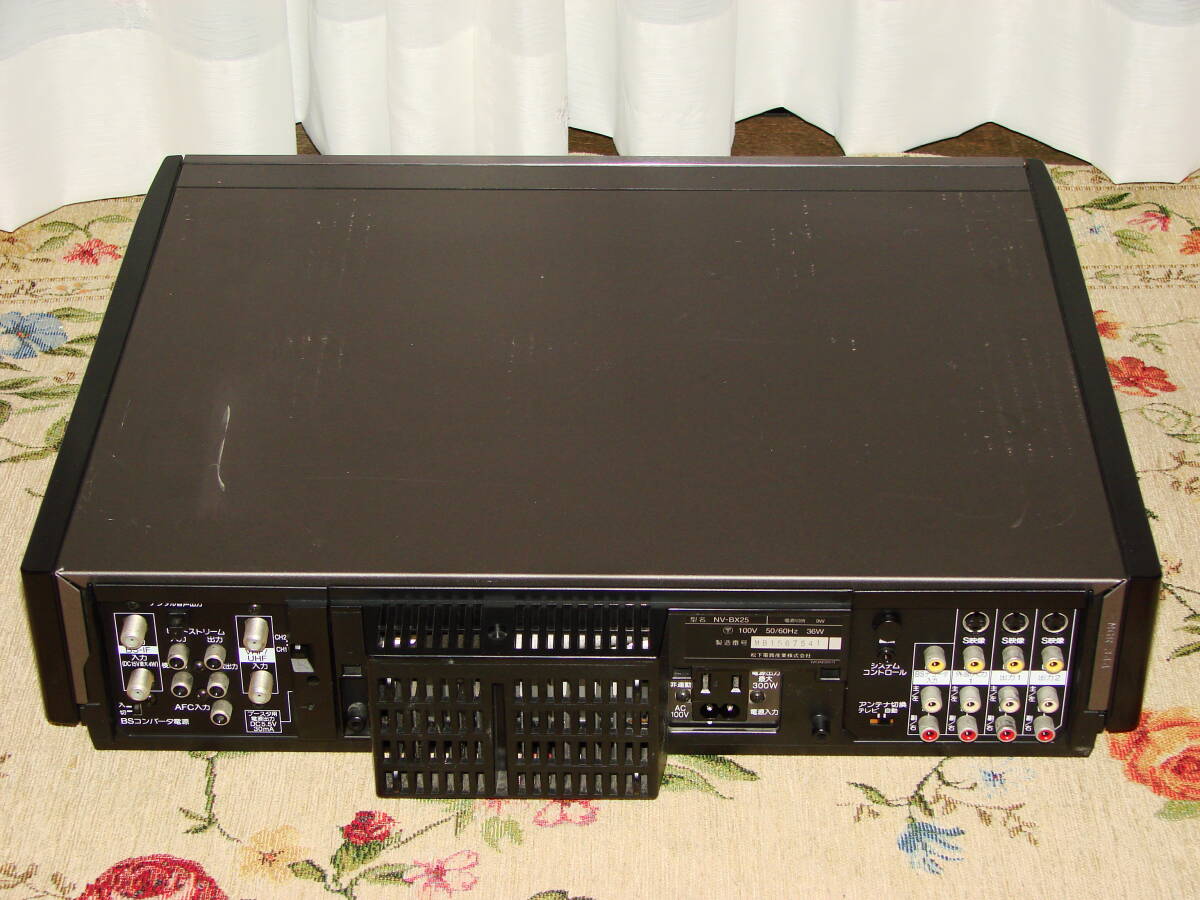 Panasonic S-VHSデッキ NV-BX25 中古品！_画像4