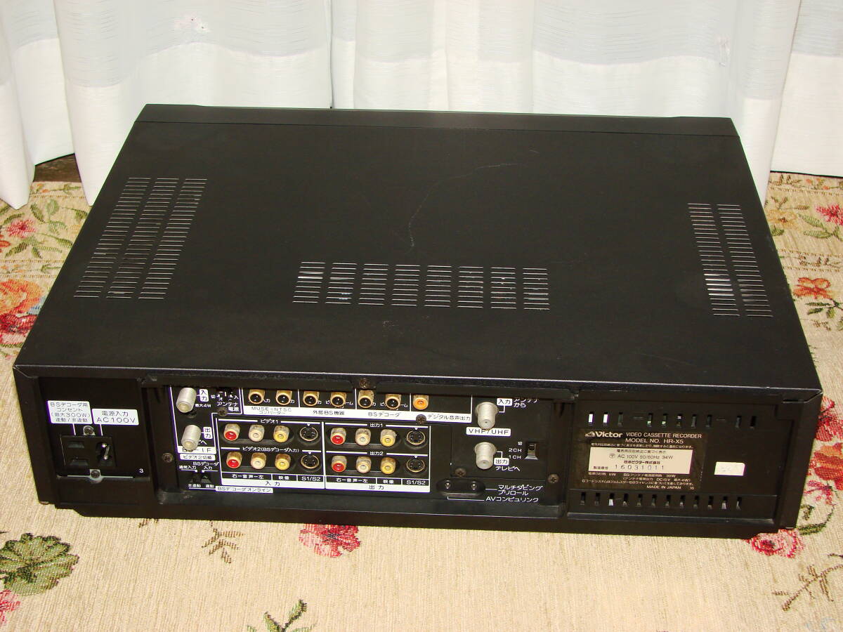 Victor S-VHSデッキ HR-X5 ジャンク品！の画像2