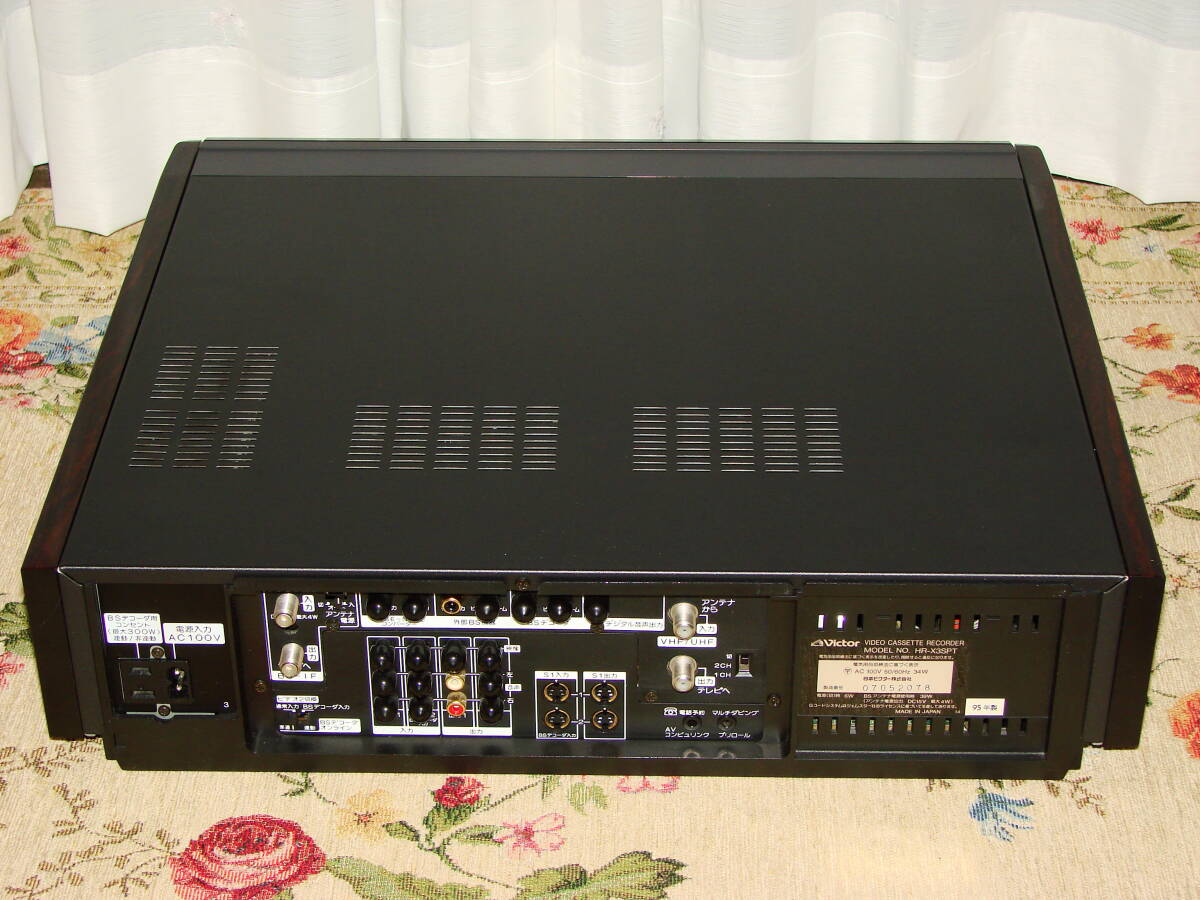 Victor S-VHSデッキ HR-X3SPT 中古品！の画像4