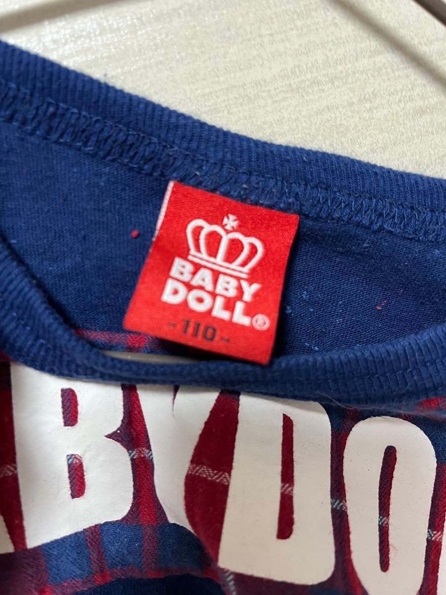 BABY DOLL ベビードール　 ロングティシャツ　110cm　