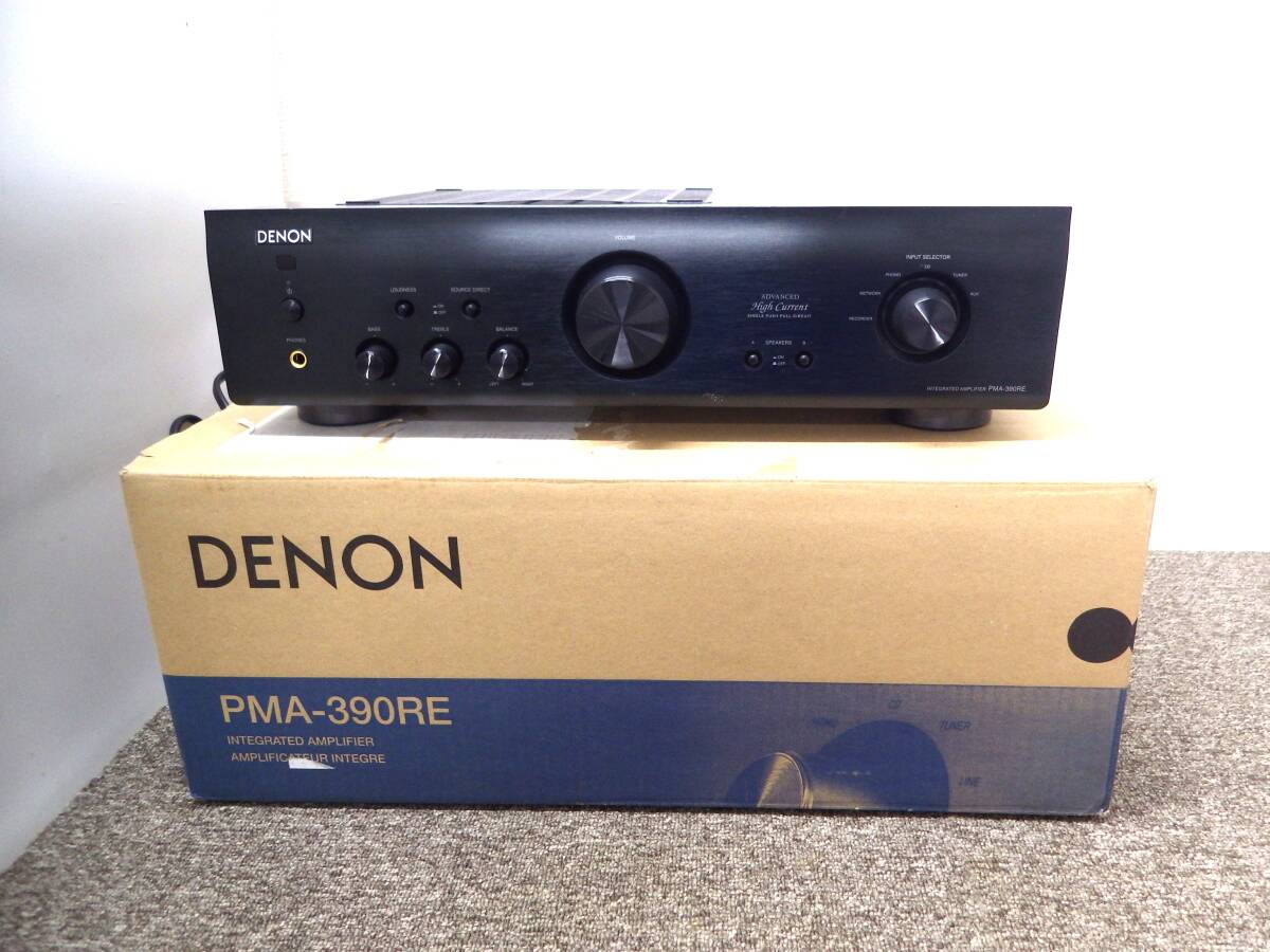 【送料無料】Sh0410-03◯DENON デノン プリメインアンプ PMA-390RE 現状品の画像1