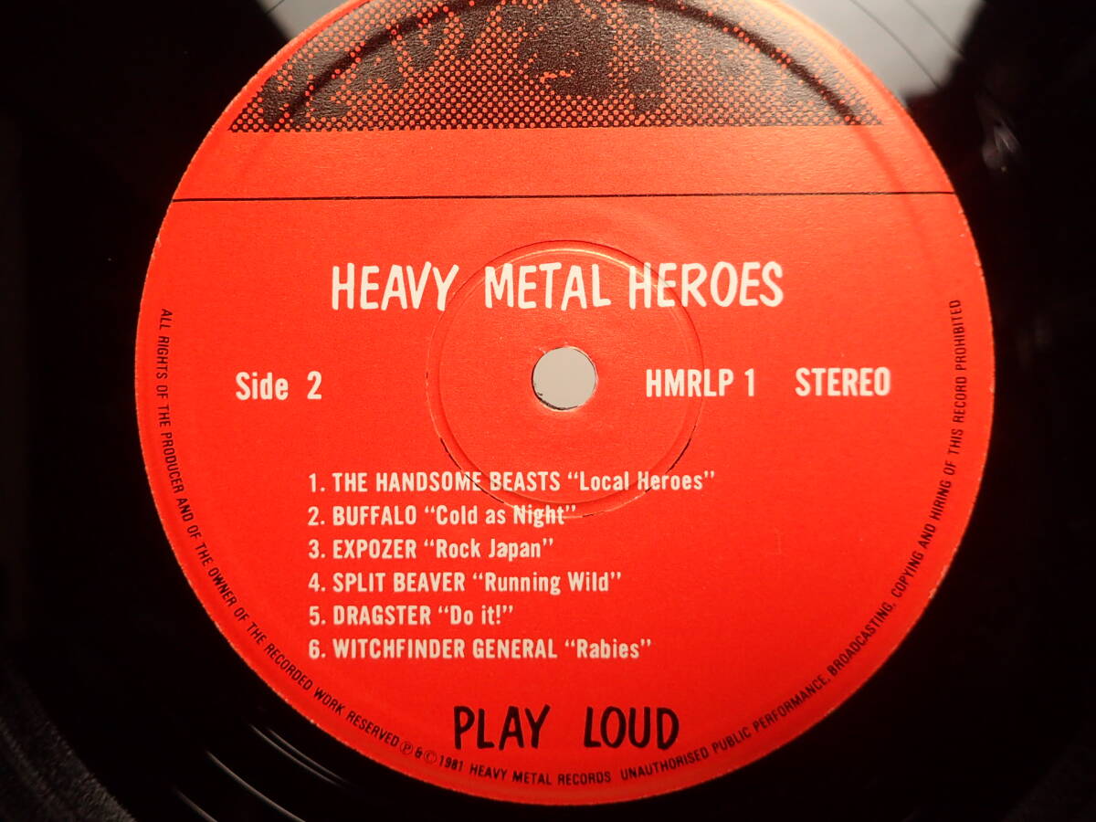 B-641 LPレコード Heavy Metal Heroes_画像4