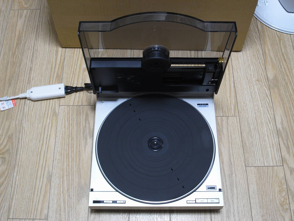 ★中古・稀少★Technics　テクニクス　SL-7★リニアトラッキングアーム採用のレコードジャケットサイズプレーヤー♪_通電確認済みです