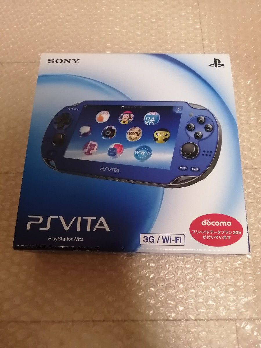 極美品　PlayStation Vita Wi-Fiモデル サファイア・ブルー PCH-1000 ZA04