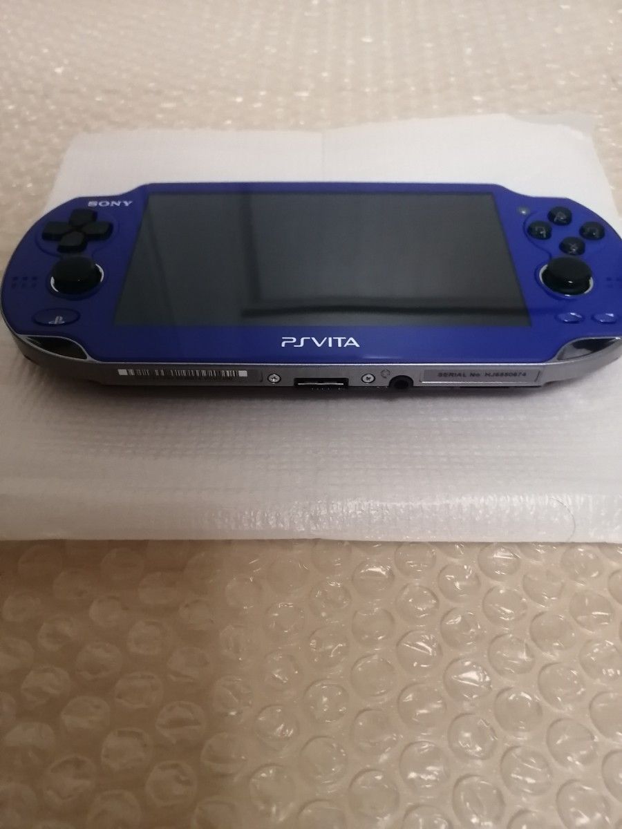 極美品　PlayStation Vita Wi-Fiモデル サファイア・ブルー PCH-1000 ZA04