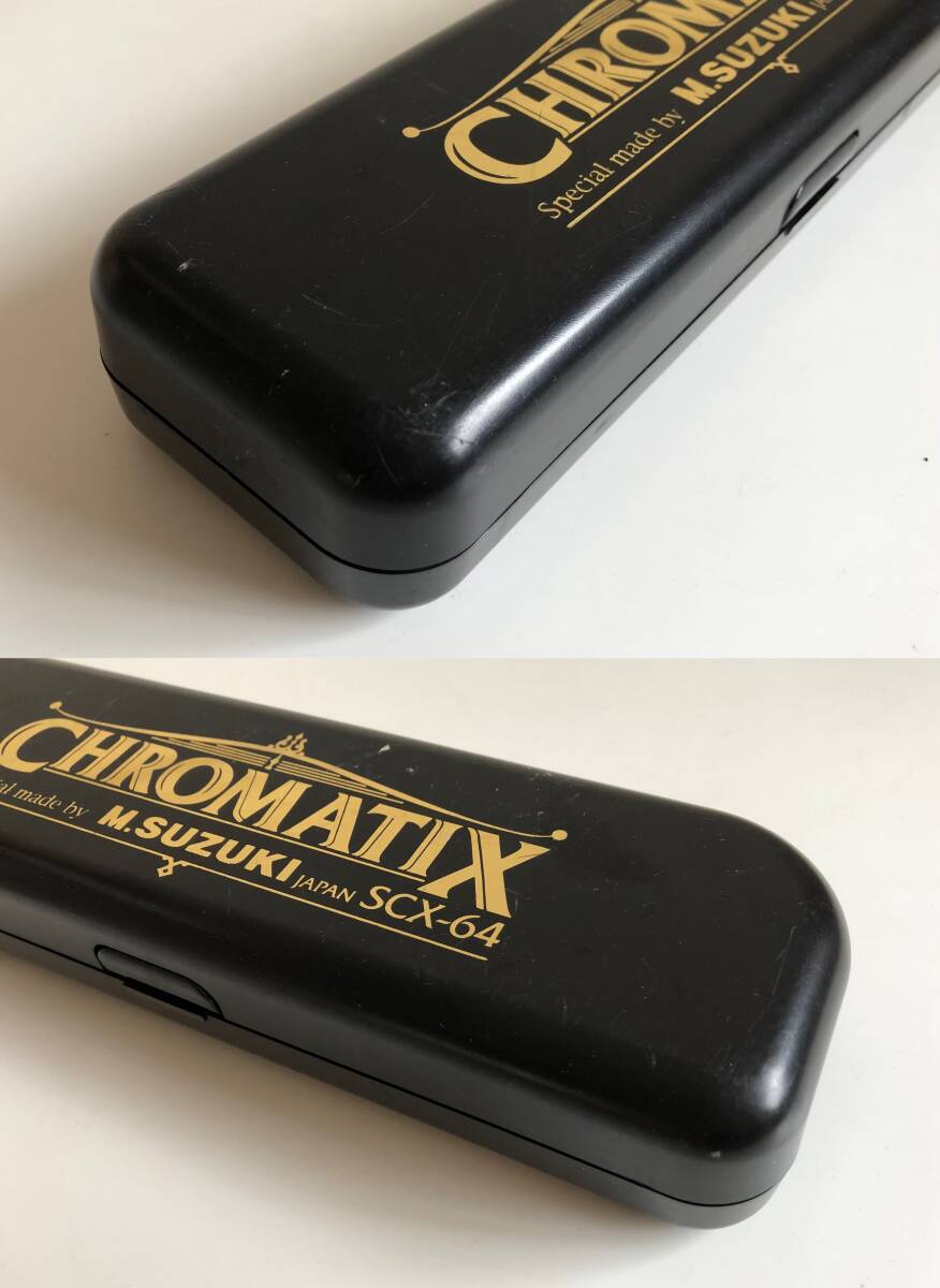CHROMATIX M.SUZUKI SCX-64 スライド式 クロマチックハーモニカ スズキの画像9